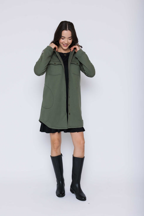 Jackie-Sherpa Button-Up